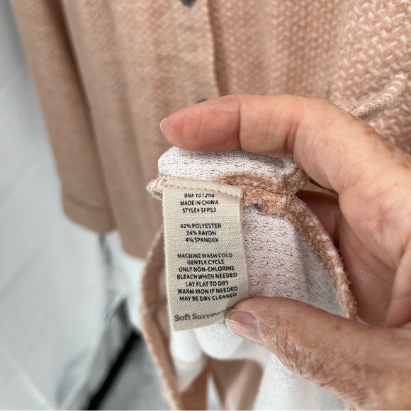 Soft Surroundings Womens Patterned Jacket Size XXXL Soft Stretch - Picture 9 of 9